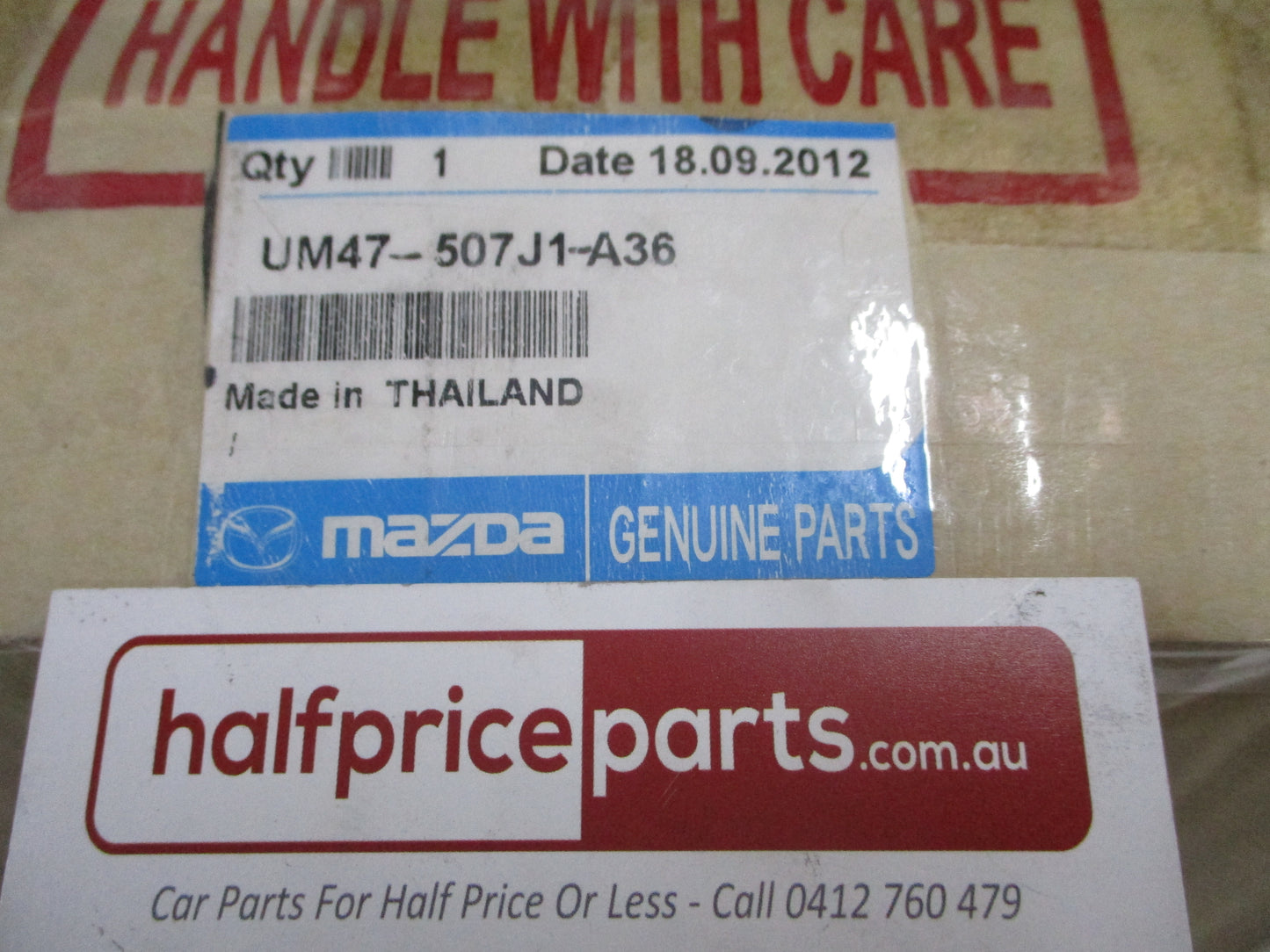Mazda B2200 Genuine Front Right Hand Headlight Molding (Factory White) New Part