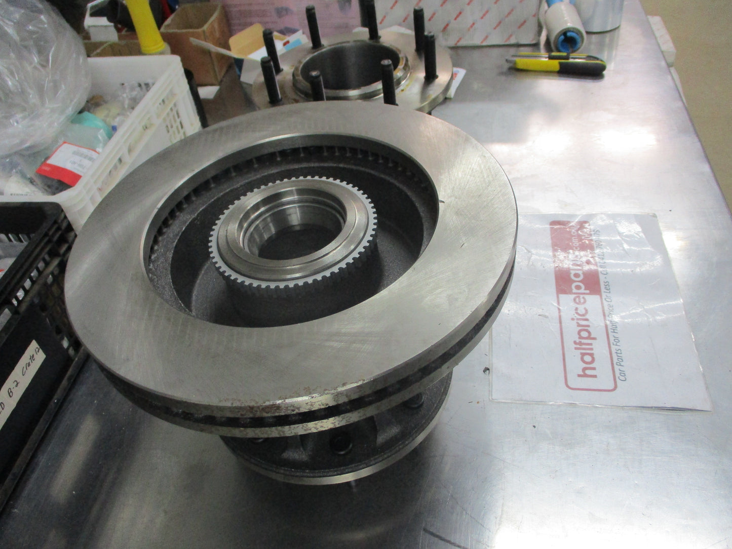 RDA Front Disc Brake Rotors With Hub Suits Ford F-350 2WD DRW 7.3Ltr New Part