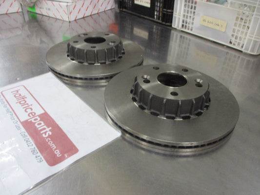 RDA Front Disc Brake Rotors (Pair) Standard Suits Renault 25 V6 New Part