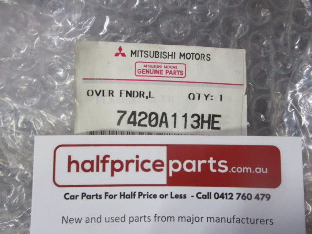 Mitsubishi ML/MN Genuine Left Hand Rear Wheel Arch Flare (Silver With Fitting Kit) New Part