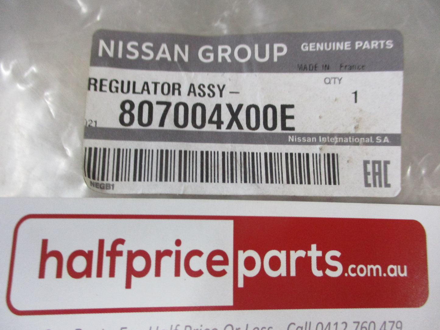 Nissan Navara D40M/R51 Pathfinder Genuine Drivers Front Door Window Regulator New Part