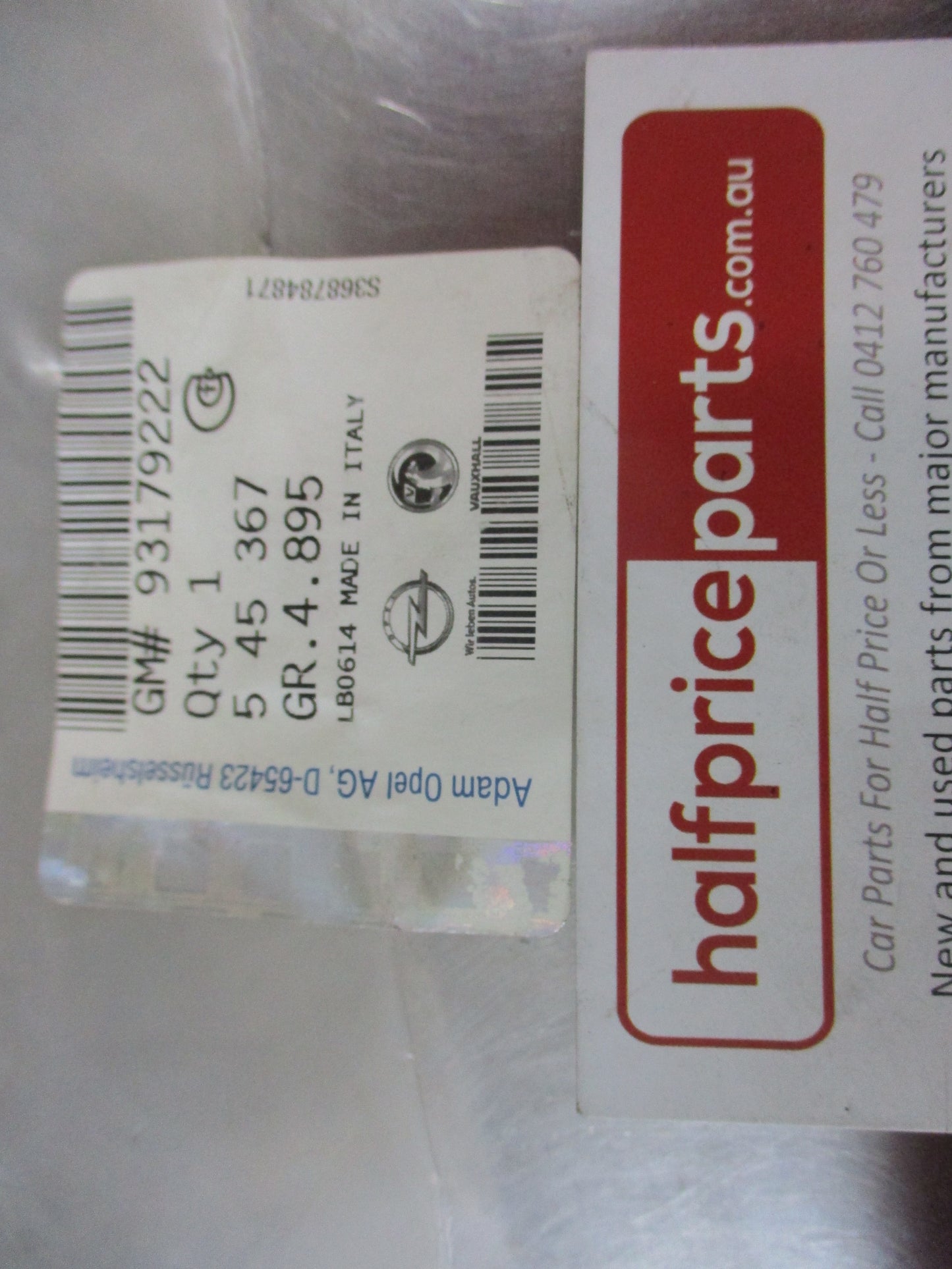 SAAB 9-5/9-3 1.9 TID/Astra-H Genuine Vacuum Pump Gasket New Part