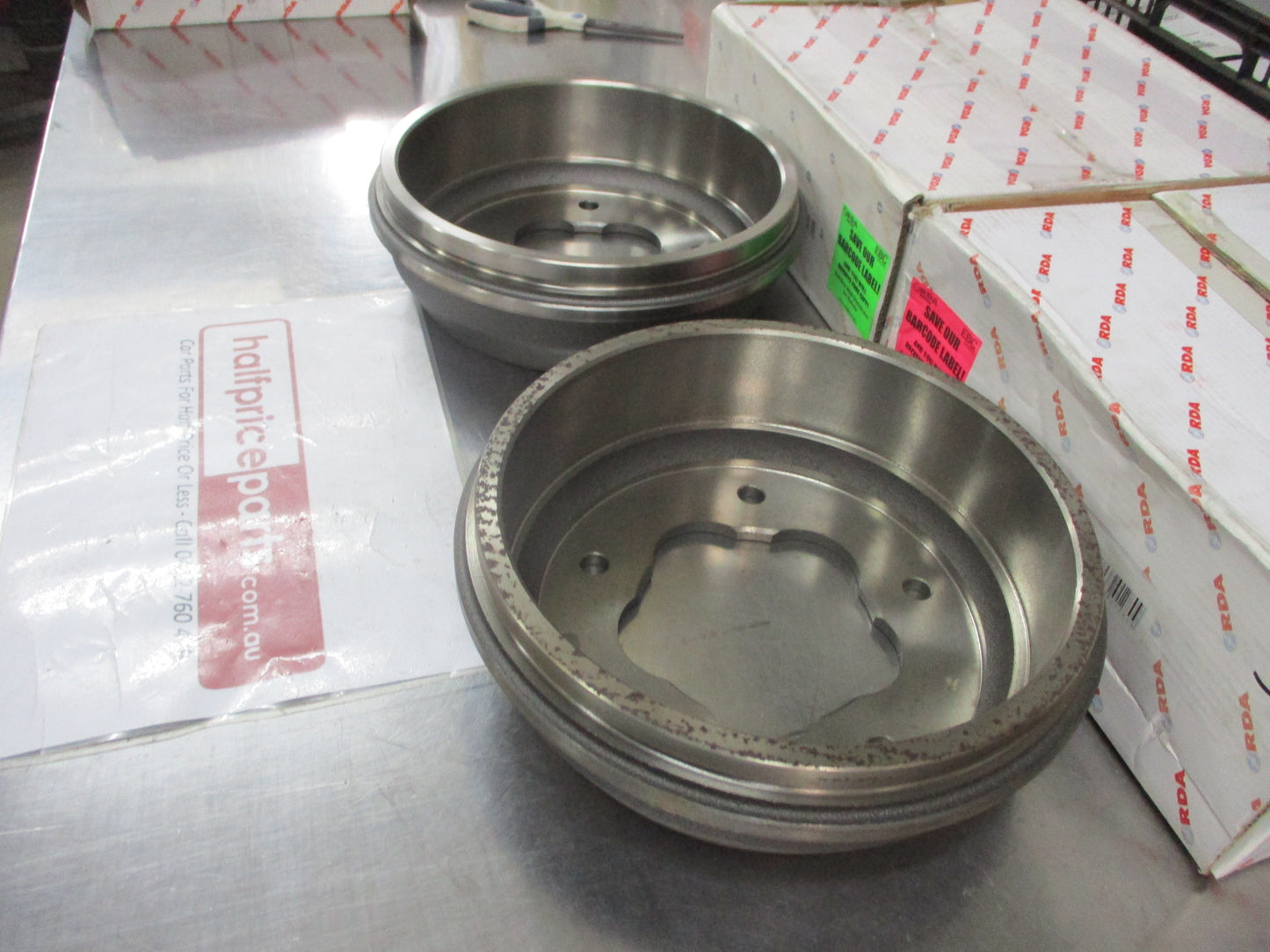 RDA Rear Brake Drums (Pair) Suits Ford Transit New Part