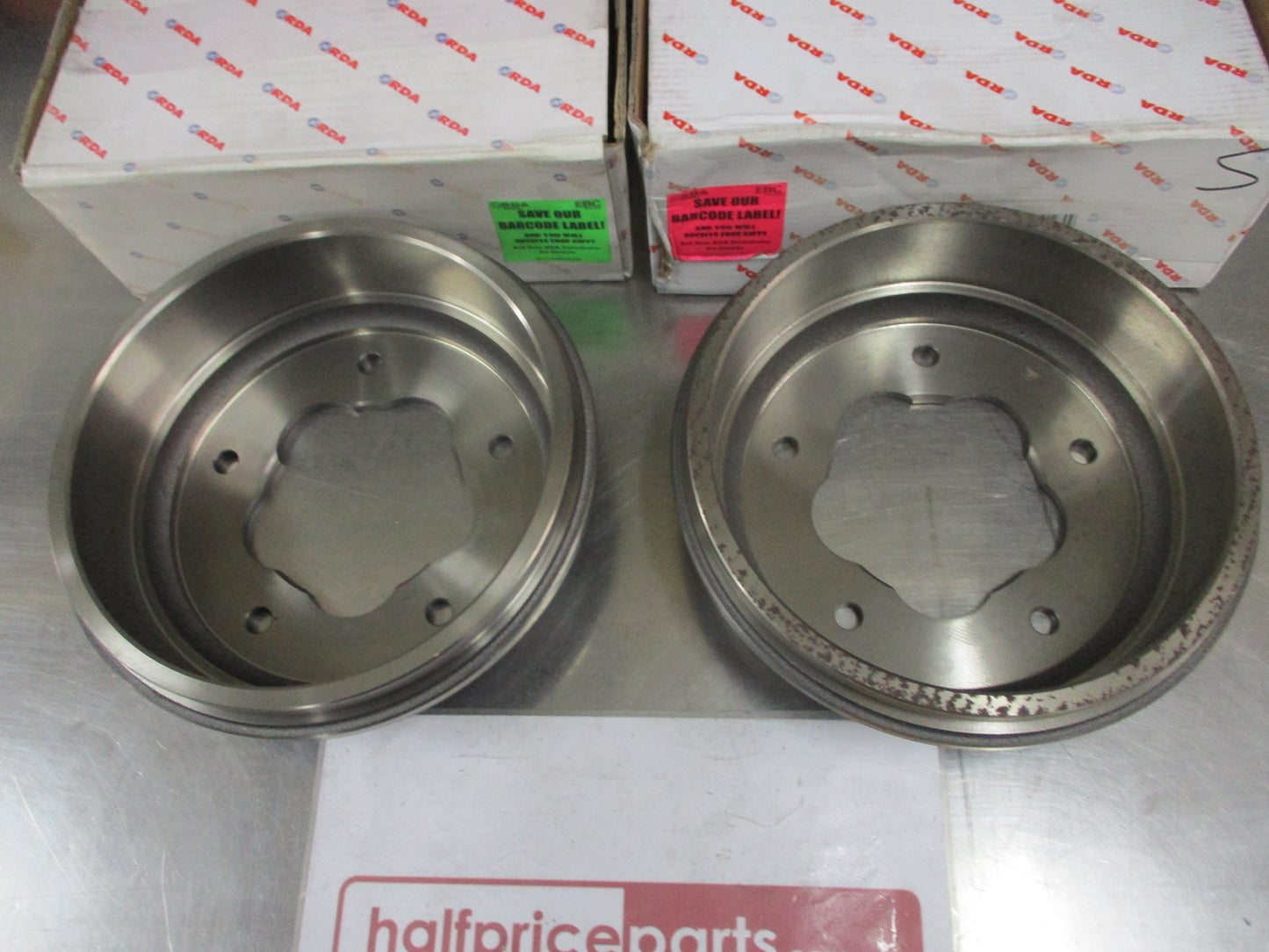 RDA Rear Brake Drums (Pair) Suits Ford Transit New Part