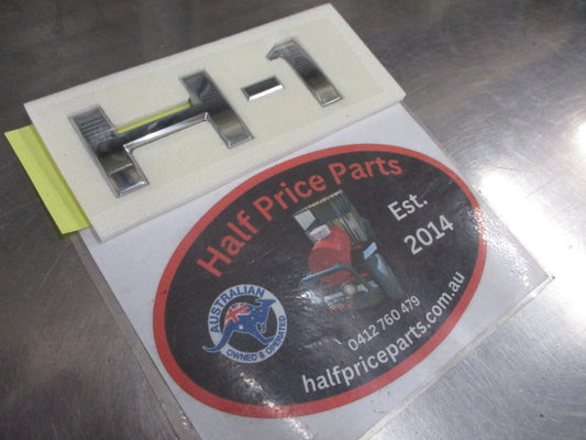 Hyundai Iload/I-Max Genuine Chrome H-1 Tail Gate Emblem New Part