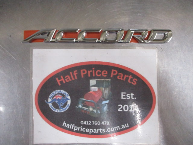 Honda Accord Genuine Rear Boot Lid Emblem New Part