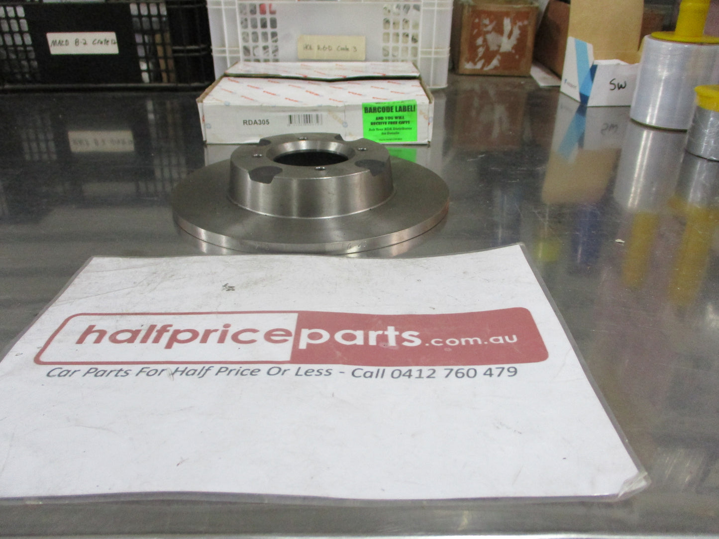 RDA Front Disc Rotor Single Suits Nissan Pulsar N10 New Part