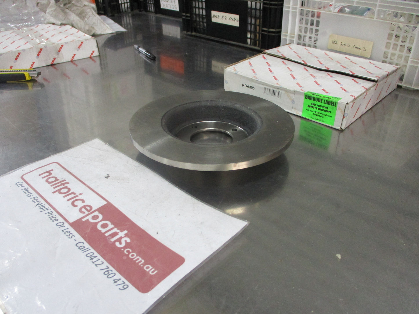 RDA Front Disc Rotor Single Suits Nissan Pulsar N10 New Part