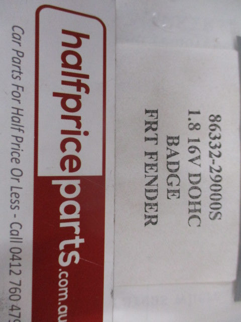 Hyundai 1.8 16v DOHC Genuine Front Guard Emblem New Part