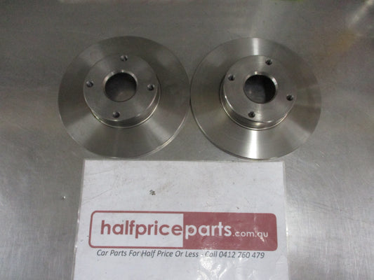 RDA Front Disc Brake Rotors Suits Daihatsu Charade G11 (Sold As Pair Only) New Part