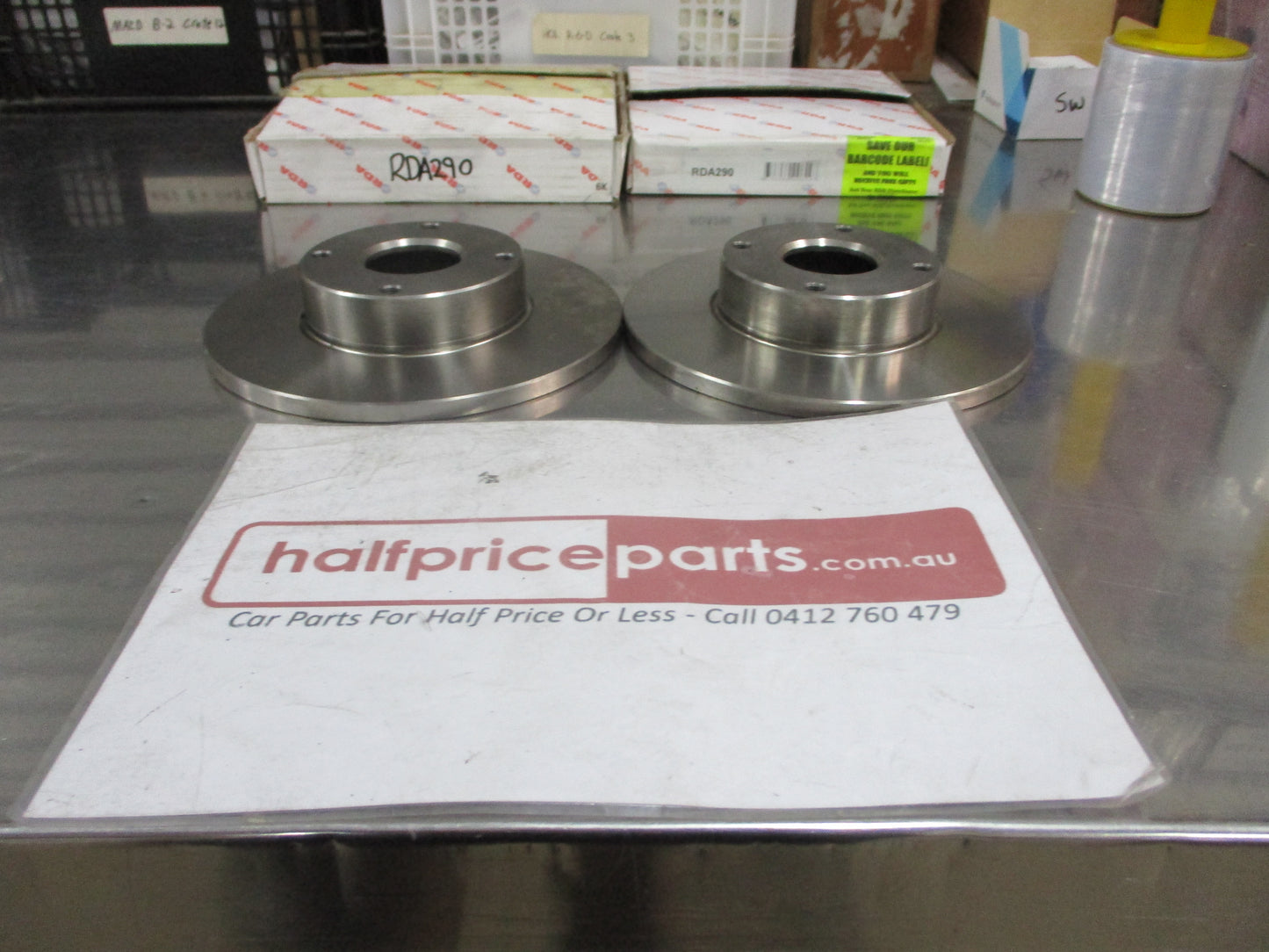 RDA Front Disc Brake Rotors (Pair) Suits Daihatsu Charade G11 New Part