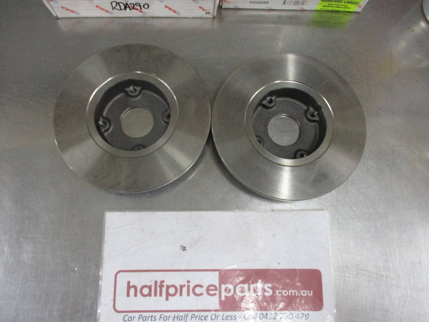 RDA Front Disc Brake Rotors (Pair) Suits Daihatsu Charade G11 New Part
