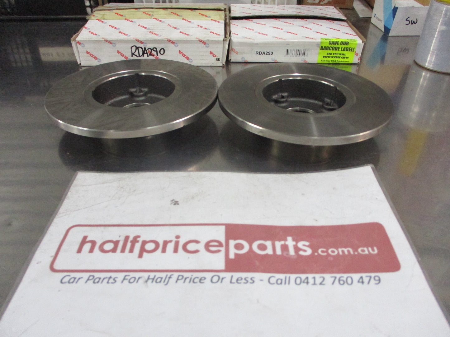 RDA Front Disc Brake Rotors (Pair) Suits Daihatsu Charade G11 New Part