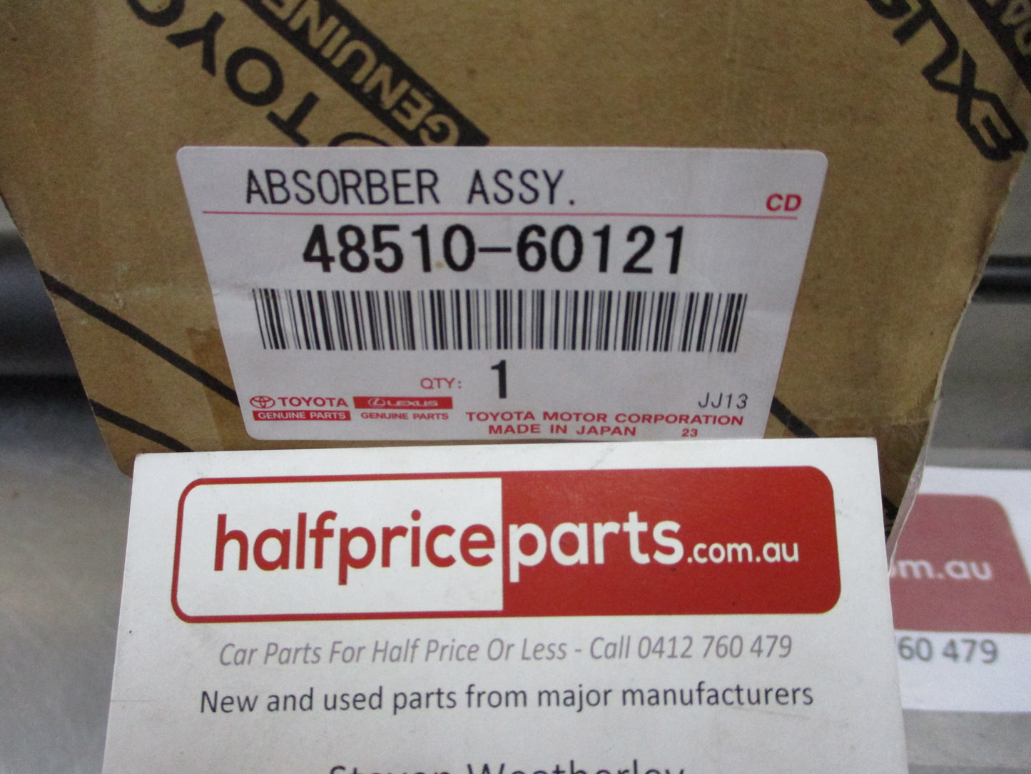 Toyota Landcruiser Prado 120 Series Genuine Front Shock With Sensor New Part