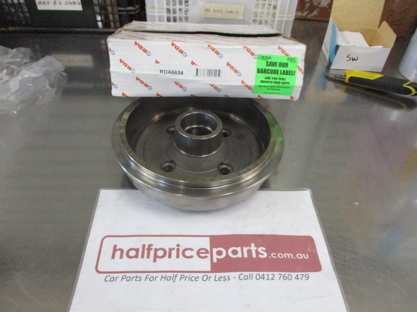 RDA Rear Brake Drum (Single) Suits Hyundai Lantra New Part