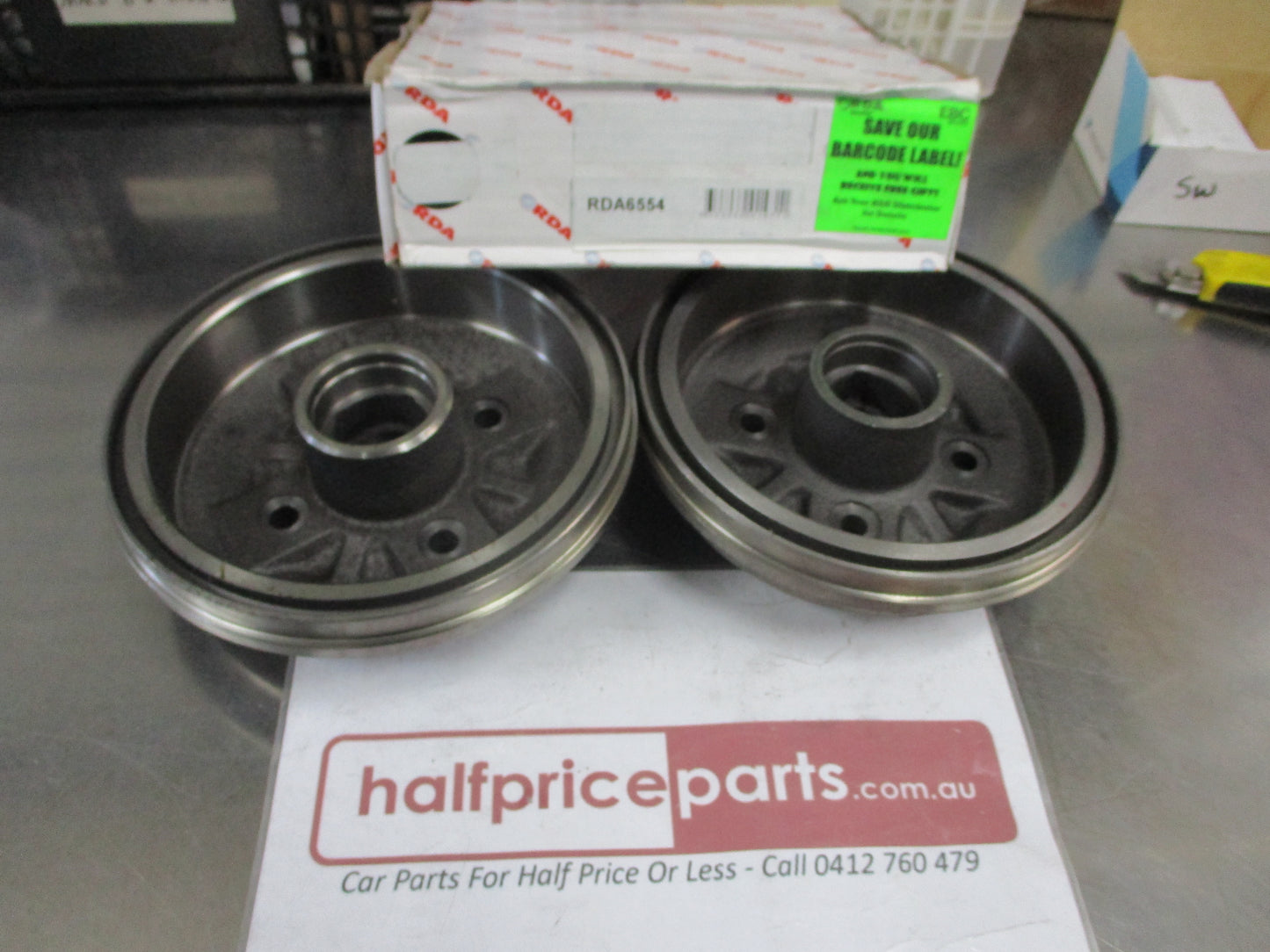 RDA Rear Brake Drum (Pair) Suits Holden RB Gemni New Part