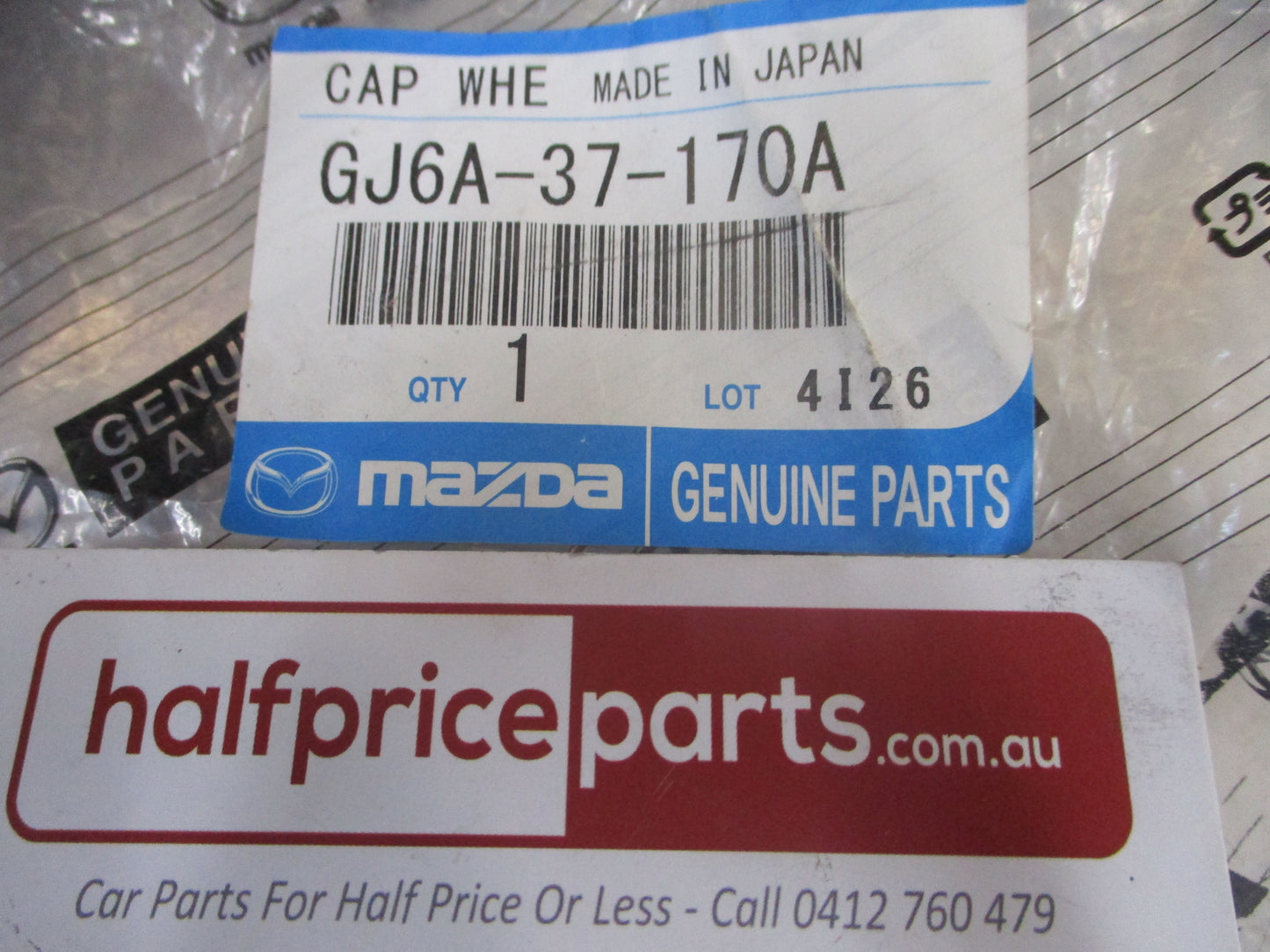Mazda 6 Genuine Wheel Hub Cap New Part