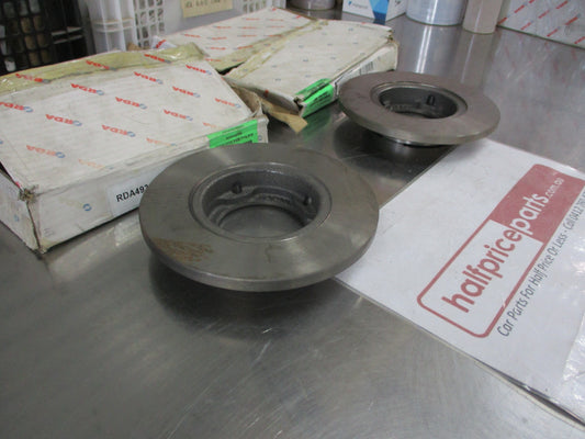 RDA Front Disc Brake Rotors (Pair) Standard Suits Daihatsu Handyvan New Part