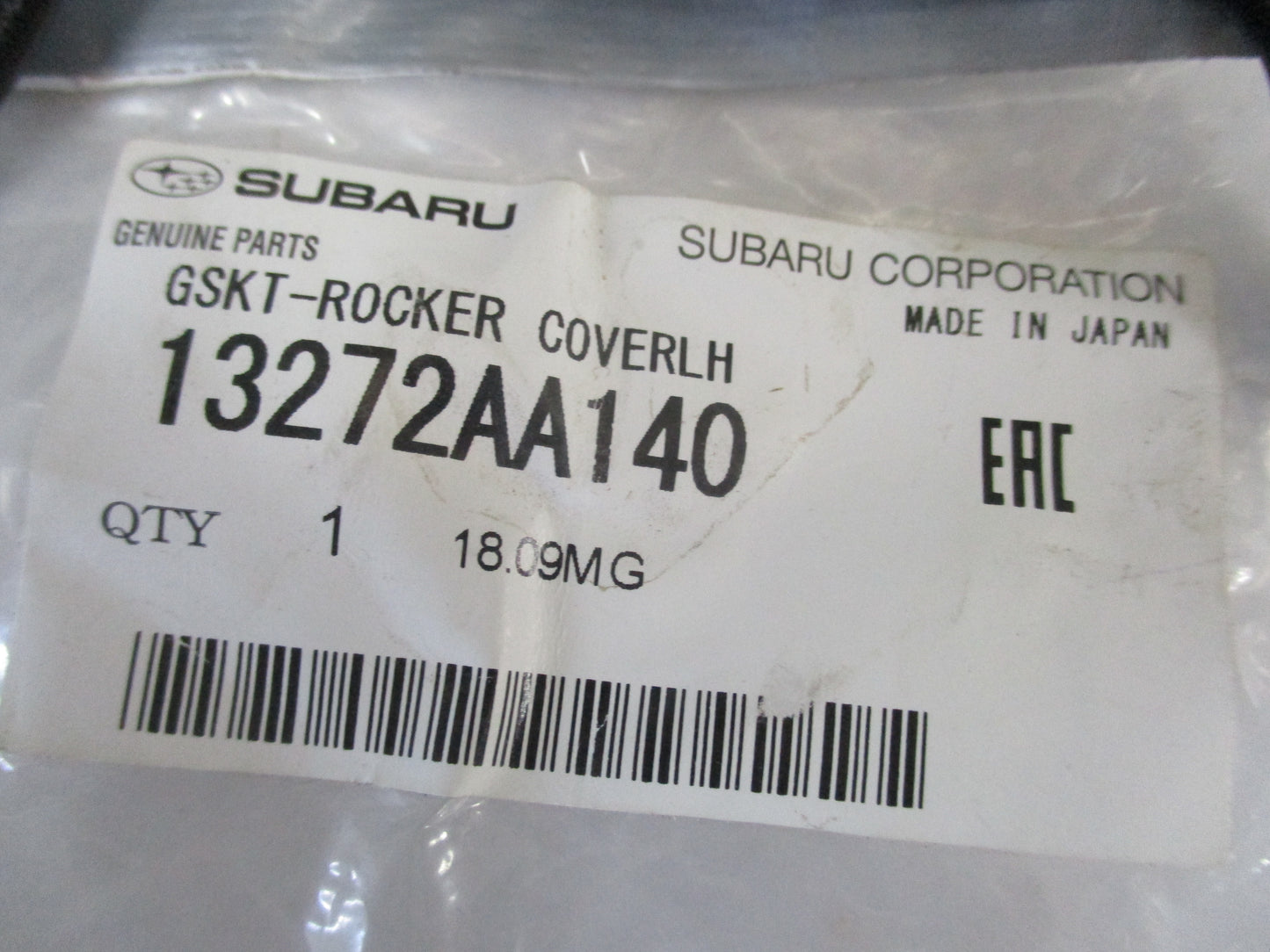 Subaru Forester / Impreza / Legacy / Outback Genuine Left Side Valve Cover Gasket (Turbo) New Part