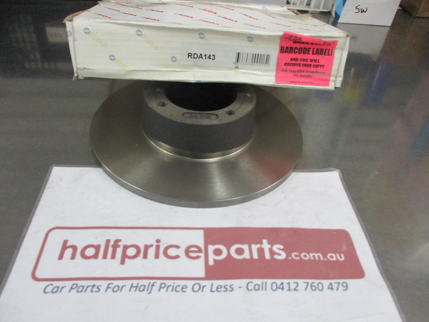 RDA Front Disc Brake Rotor (Single) Suits Toyota Corona New Part