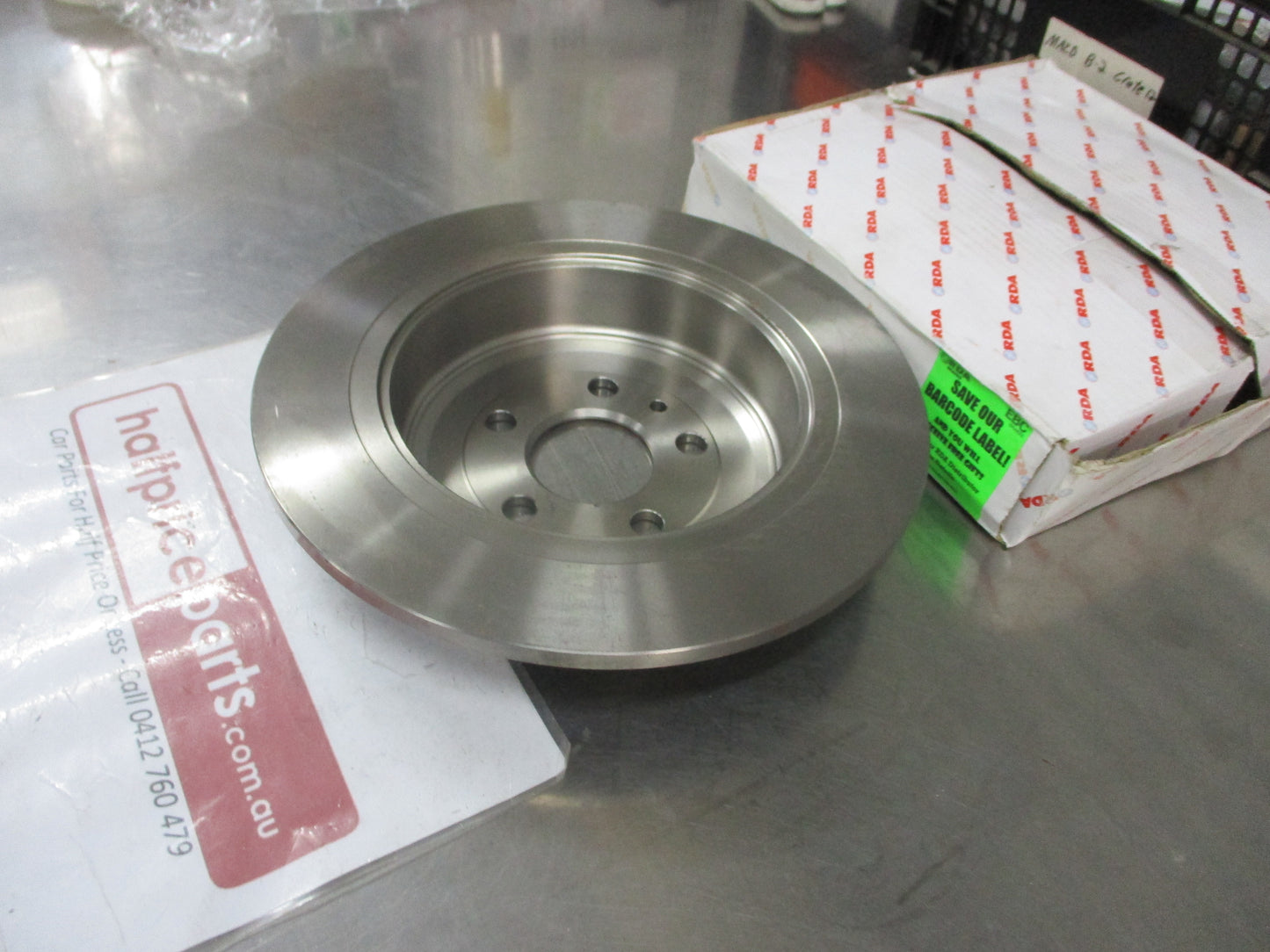 RDA Rear Disc Rotor (Single) Standard Suits Peugeot 806 New Part
