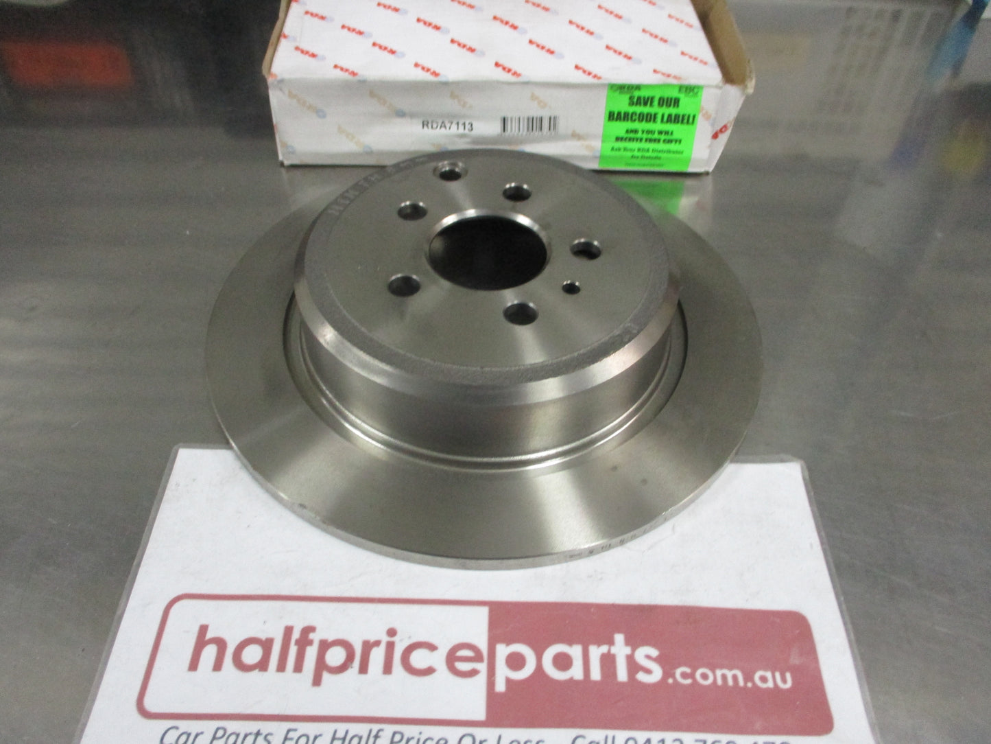 RDA Rear Disc Rotor (Single) Standard Suits Peugeot 806 New Part