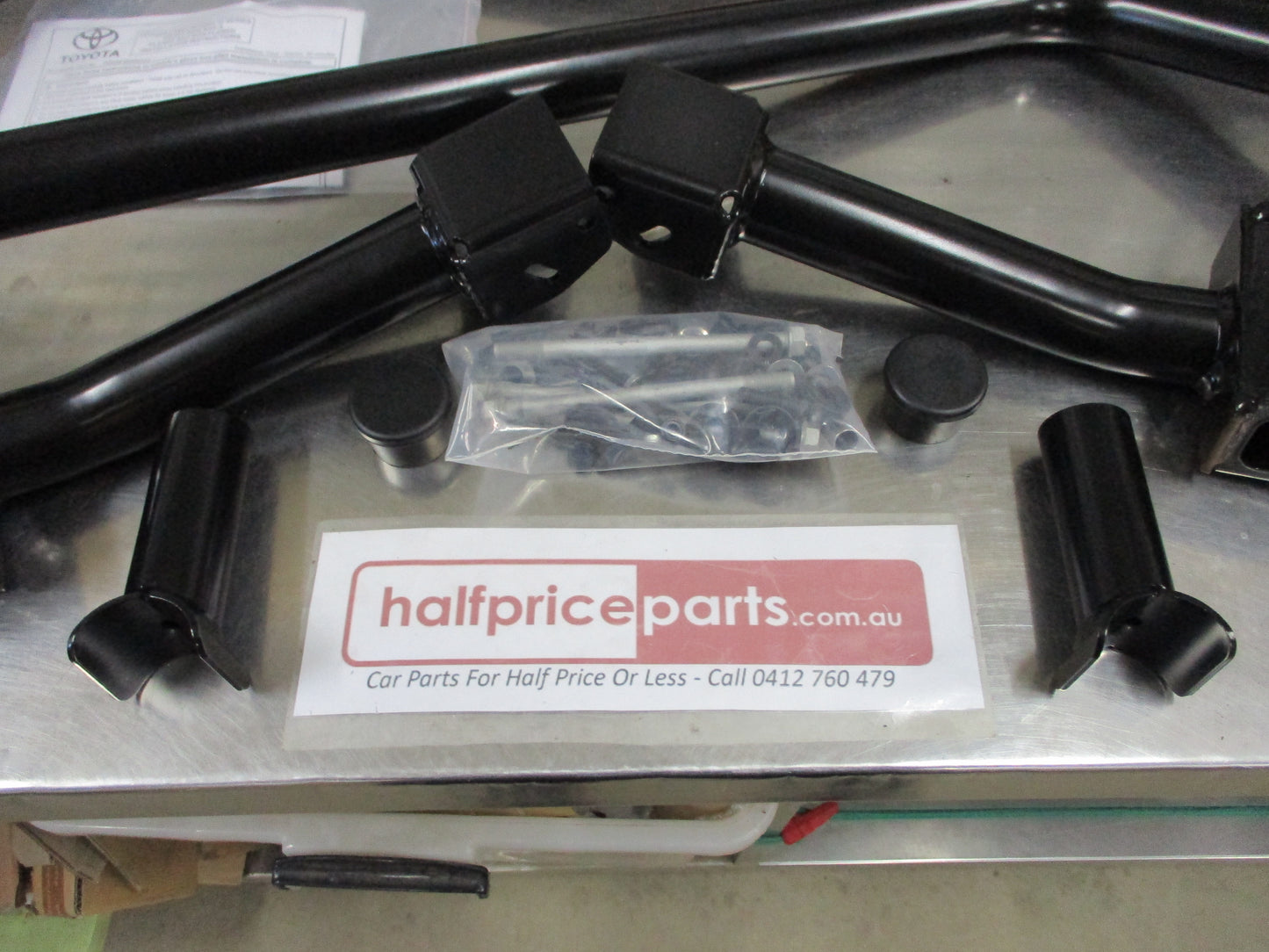 Toyota Landcruiser LC70 Genuine Front Side Rails (Suits Flares) Kit New Part