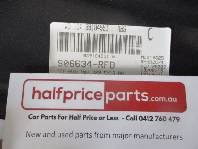 Nissan Navara D23/NP300 Genuine Right Hand Front Flare Extension New Part