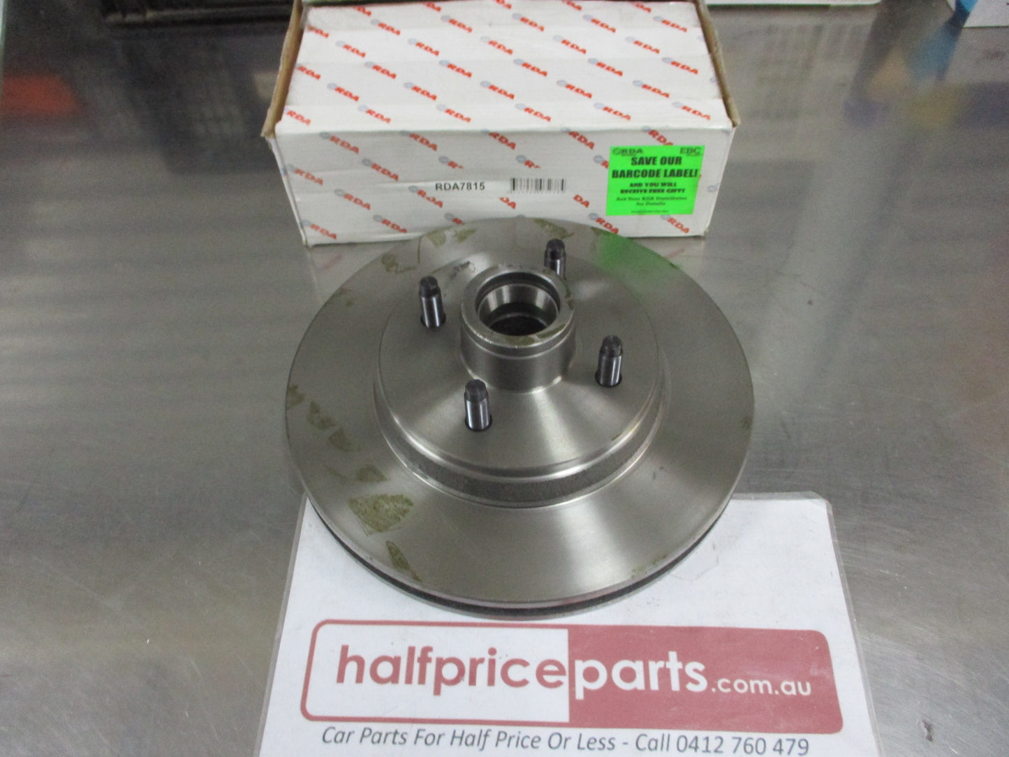 RDA Front Disc Brake Rotors (Single) Standard Suits Ford Thunderbird New Part