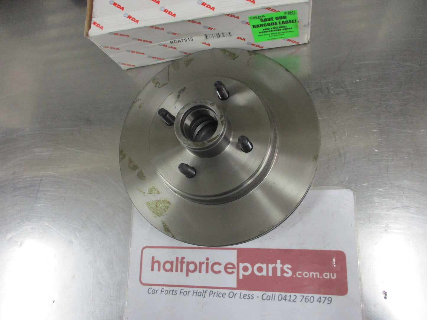 RDA Front Disc Brake Rotors (Single) Standard Suits Ford Thunderbird New Part