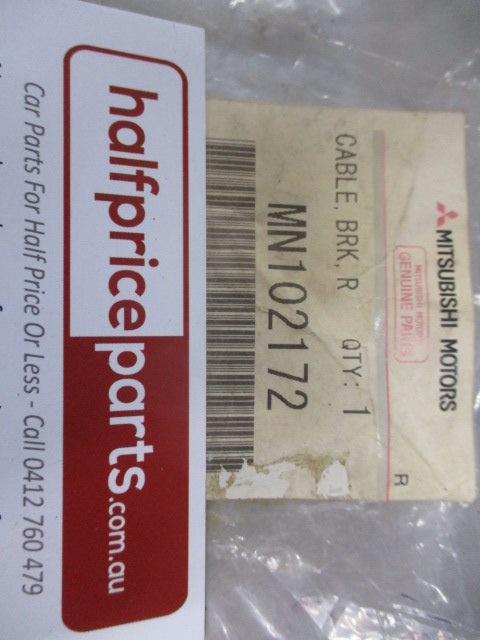 Mitsubishi Lancer Genuine Right Hand Rear Park Brake Cable New Part