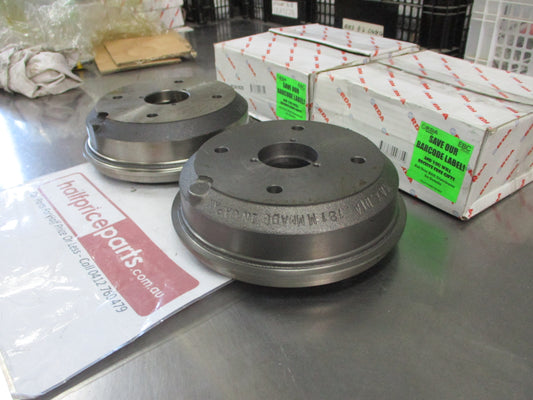 RDA Rear Brake Drum (Pair) Suits Honda Civic New Part