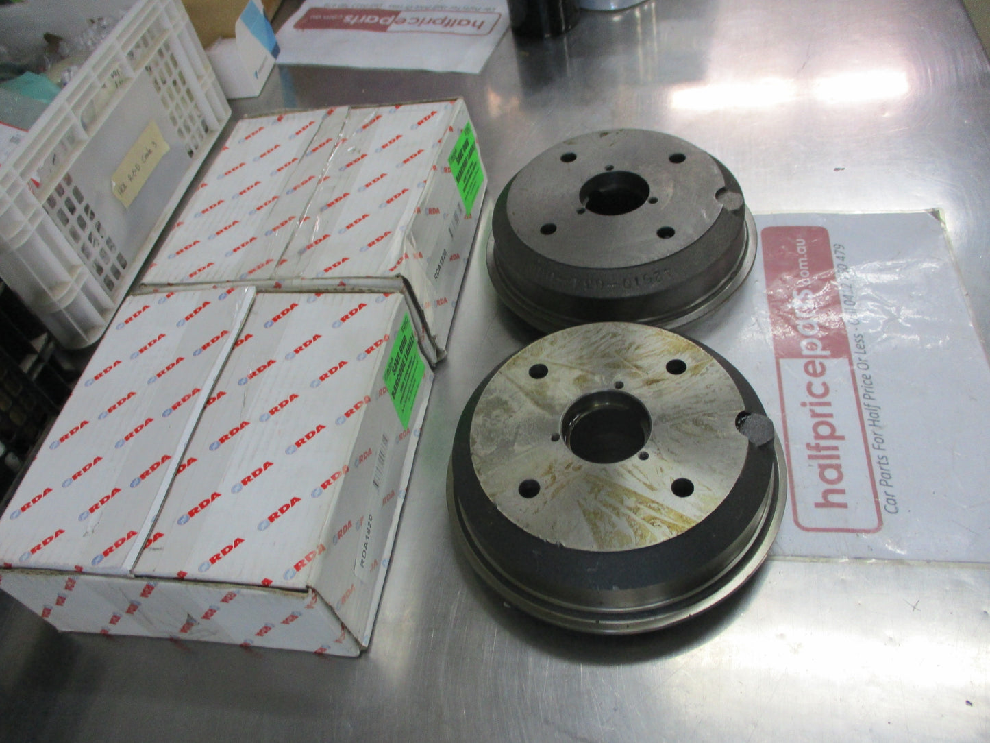 RDA Rear Brake Drum (Pair) Suits Honda Civic New Part