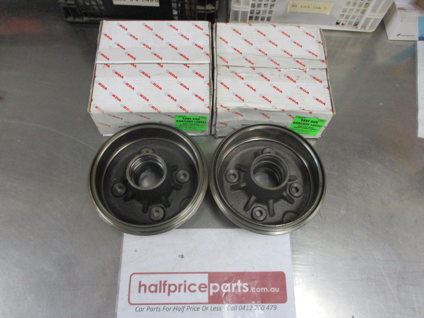 RDA Rear Brake Drum (Pair) Suits Honda Civic New Part