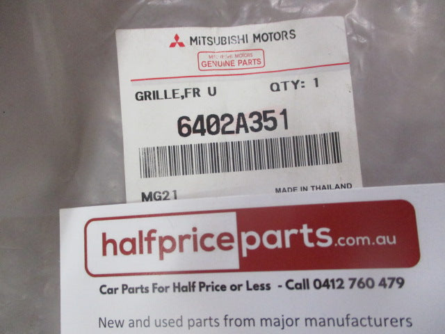 Mitsubishi Triton Genuine Front Lower Grille Assembly New Part