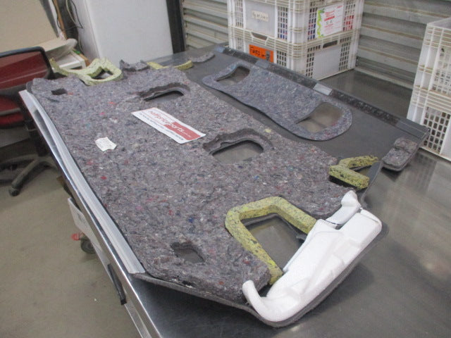 Toyota Landcruiser 200 Series Genuine Rear Carpet Floor Covering (Gray With Backing) New Part