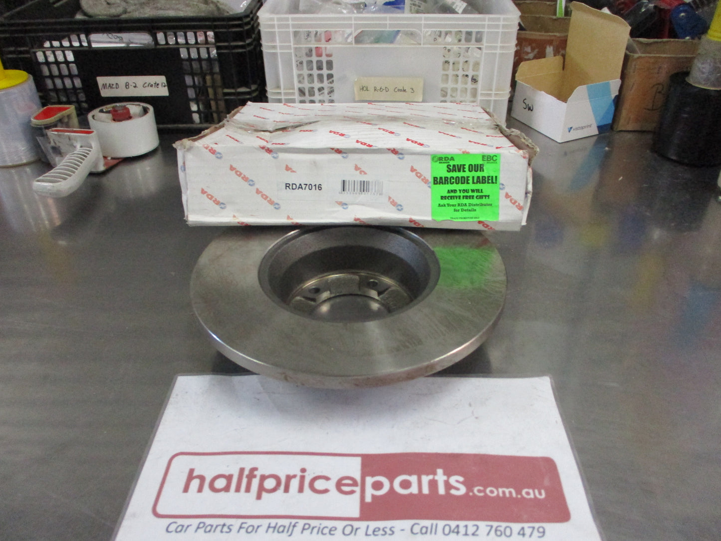 RDA Rear Disc Brake Rotors (Single) Standard Suits Rover 2000 New Part