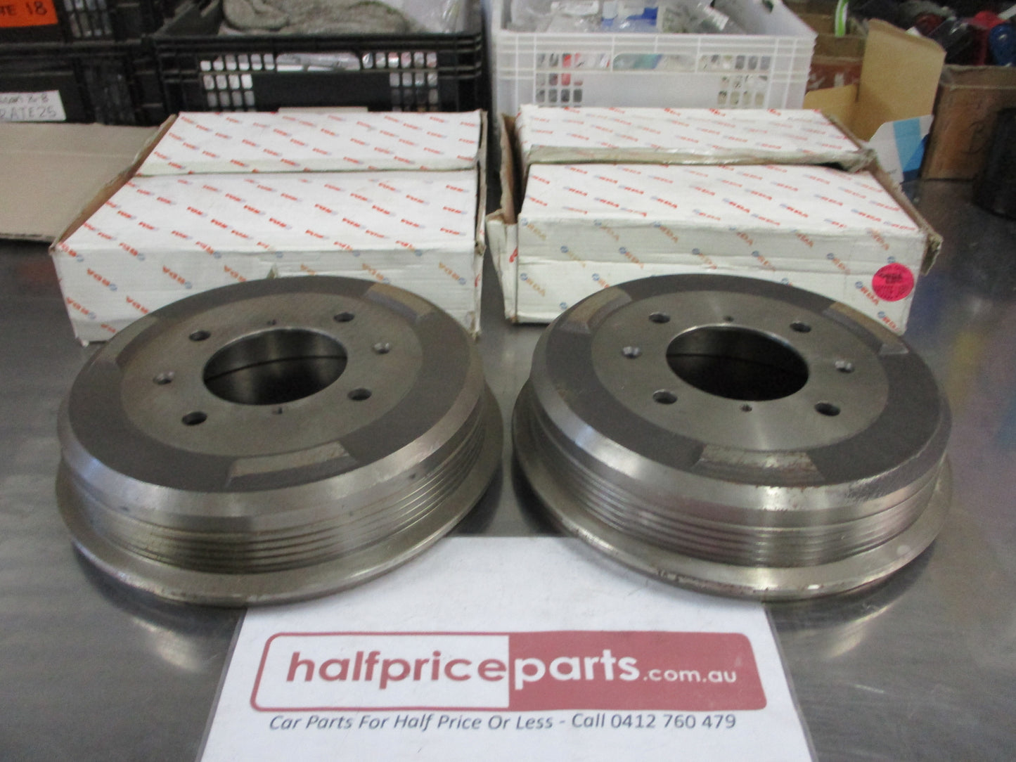 RDA Rear Brake Drum (Pair) Standard Suits Peugeot 505 Wagon New Part