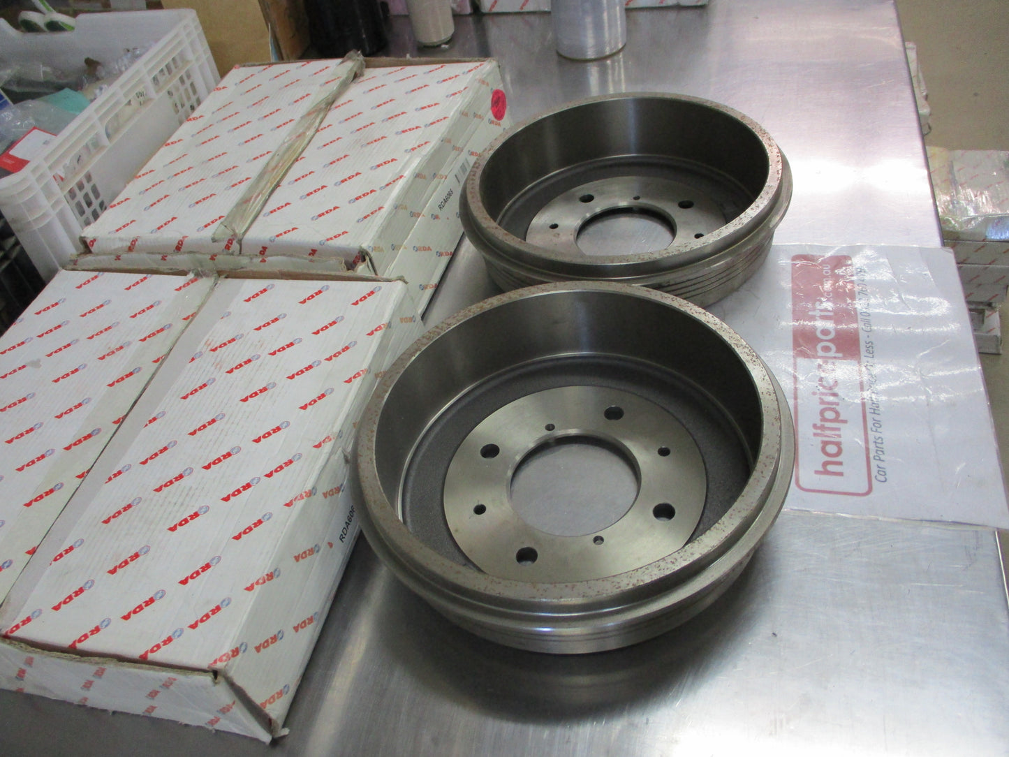 RDA Rear Brake Drum (Pair) Standard Suits Peugeot 505 Wagon New Part