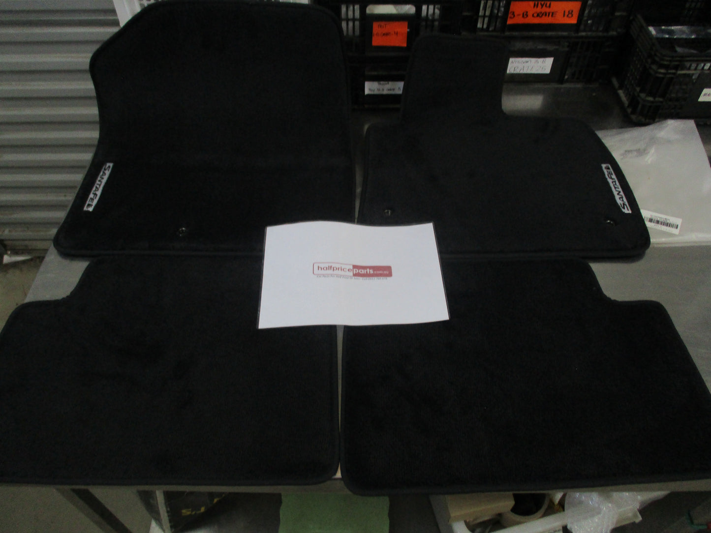 Hyundai Santa FE Genuine Carpet Floor Mat Set Of 4 Black New Part