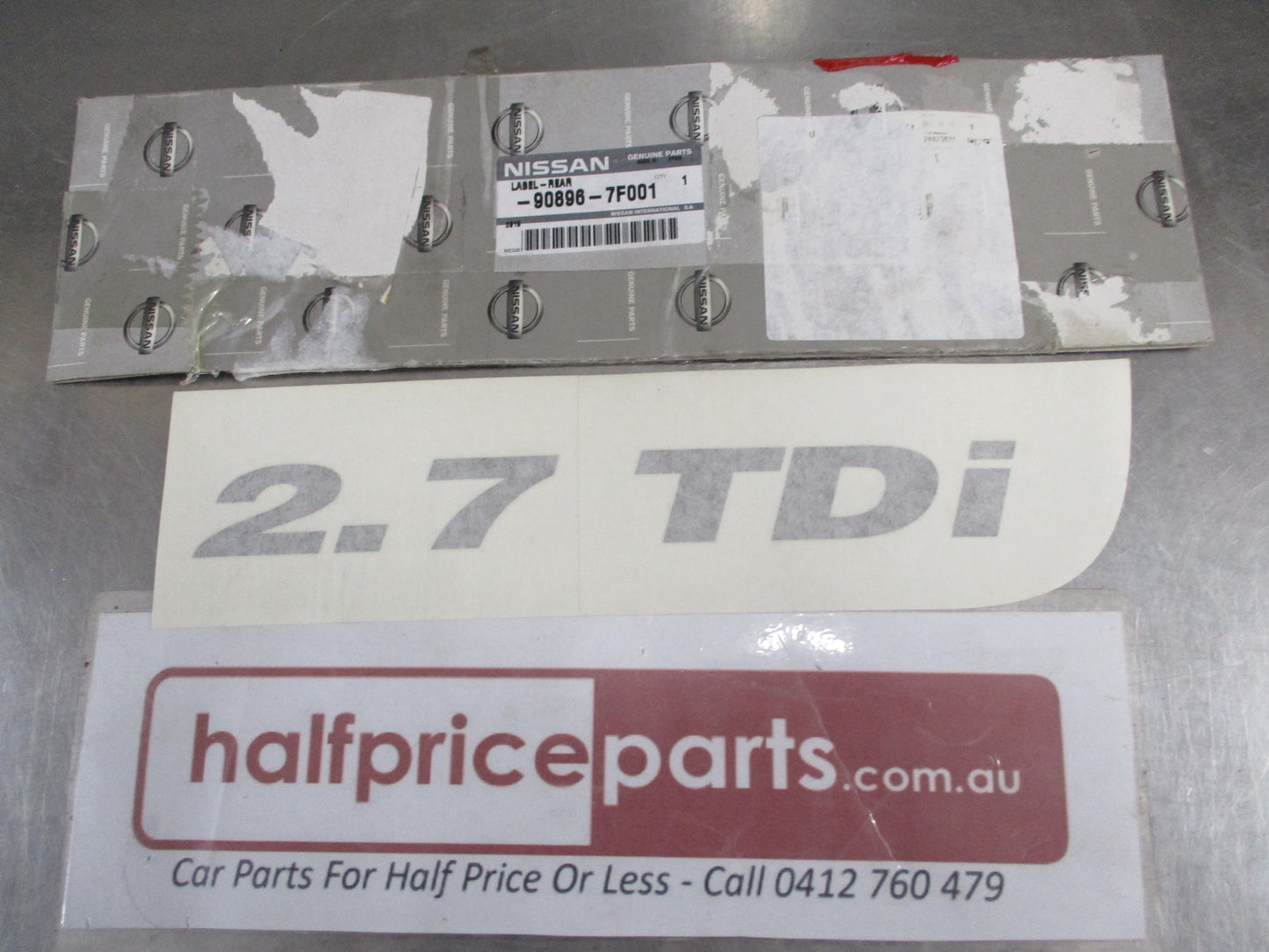 Nissan Terrano 2.7 TDI Genuine Rear Emblem New Part
