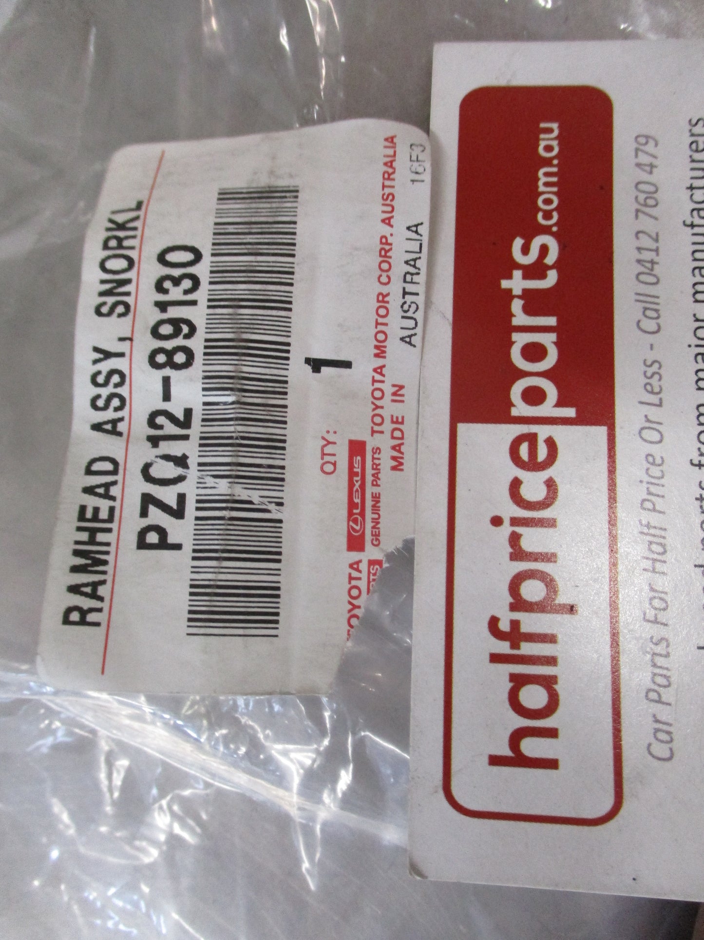 Toyota Hilux Genuine Rams Head Snorkel Head New Part