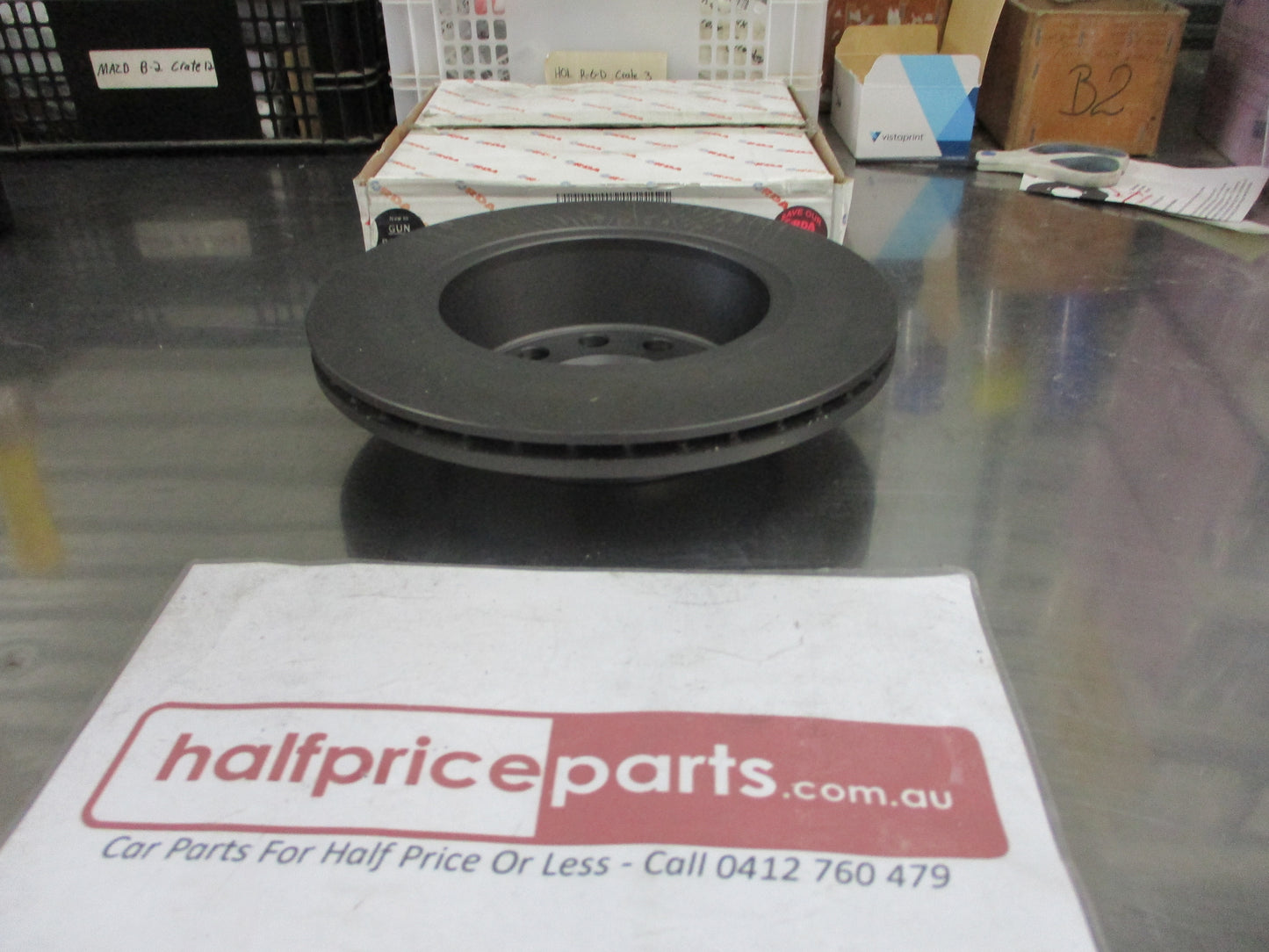 RDA Rear Disc Brake Rotor (Single) Standard Suits Audi A6 Quattro New Part
