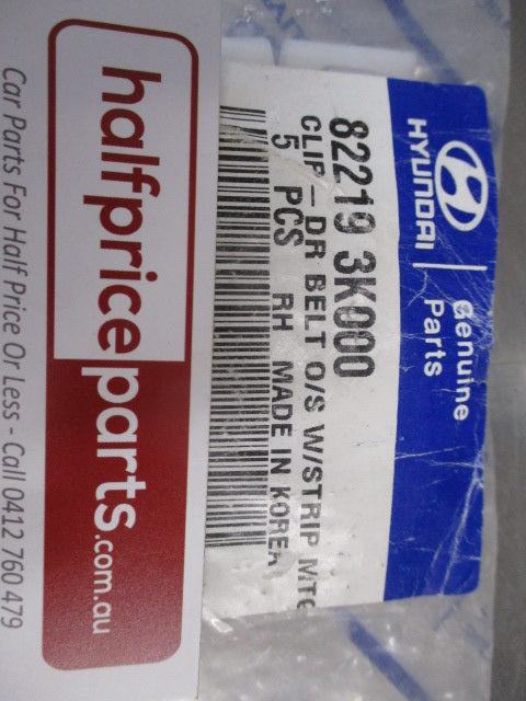 Hyundai Sonata Genuine Pack 5 Belt Weather Strip Clip New Part