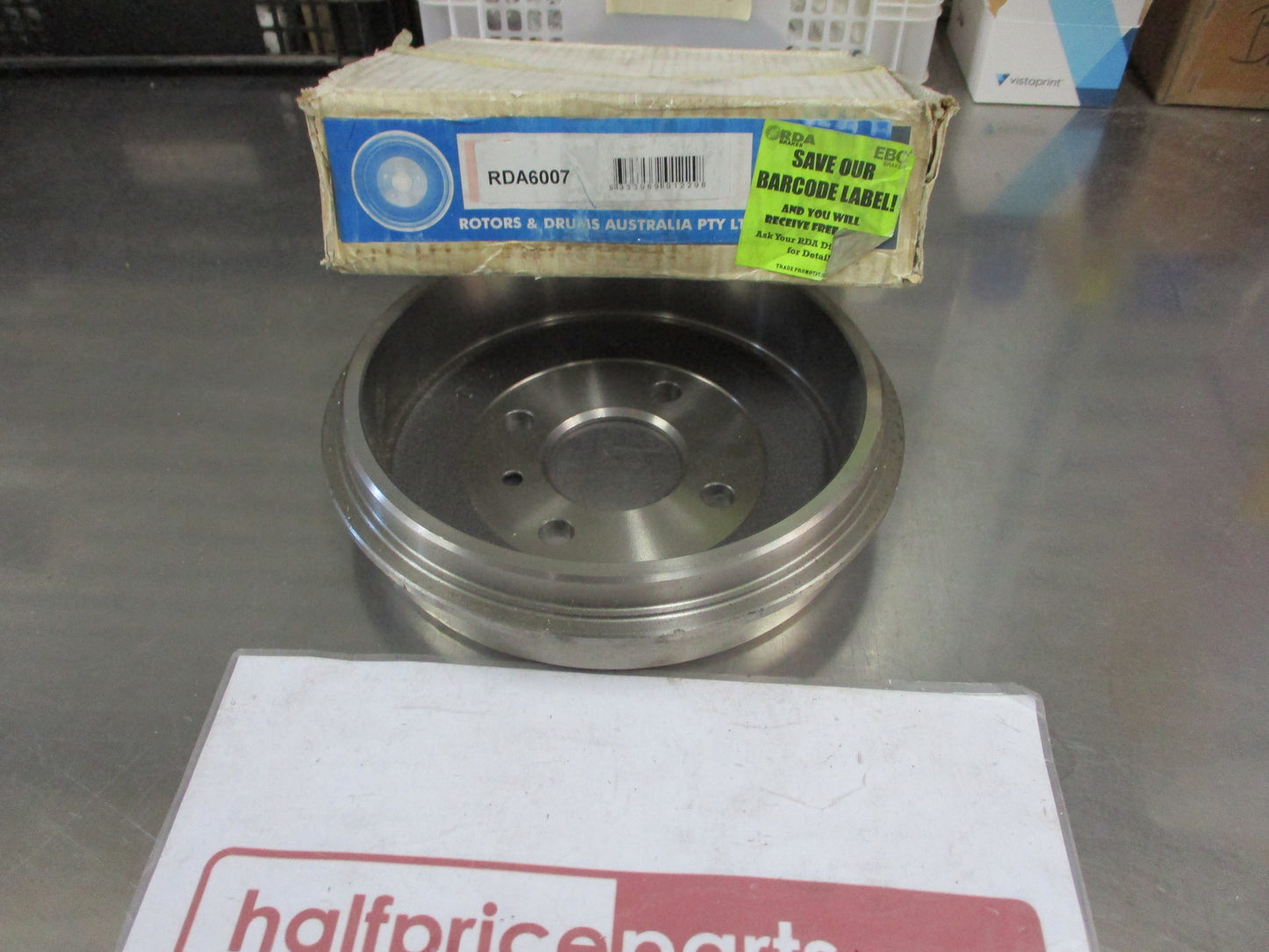 RDA Rear Brake Drums (Single) Suits Volvo 440/460/GLT/GLE New Part
