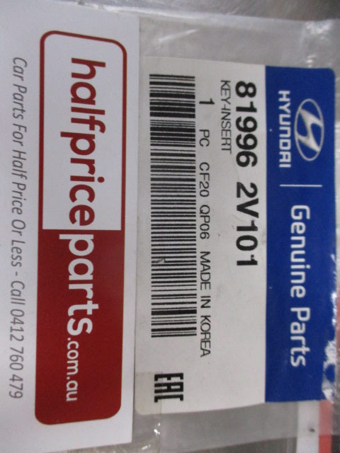 Hyundai Veloster Genuine Key Blank Uncut New Part