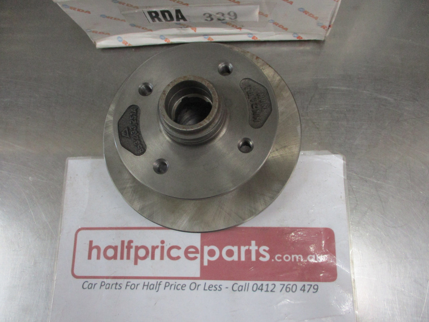 RDA Front Disc Brake Rotor (Single) Suits Mazda 323 Series New Part
