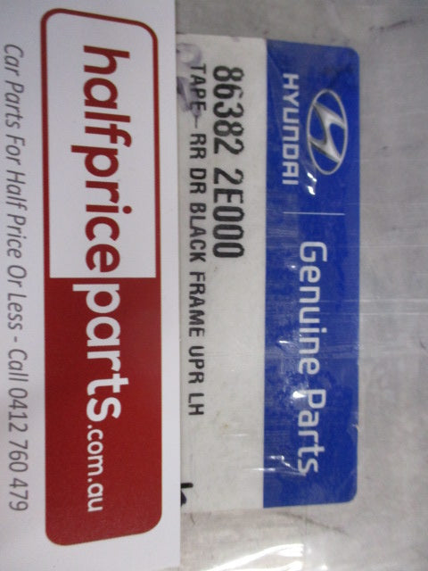 Hyundai Tucson Genuine Left Hand Rear Upper Door Frame Black Out Tape New Part