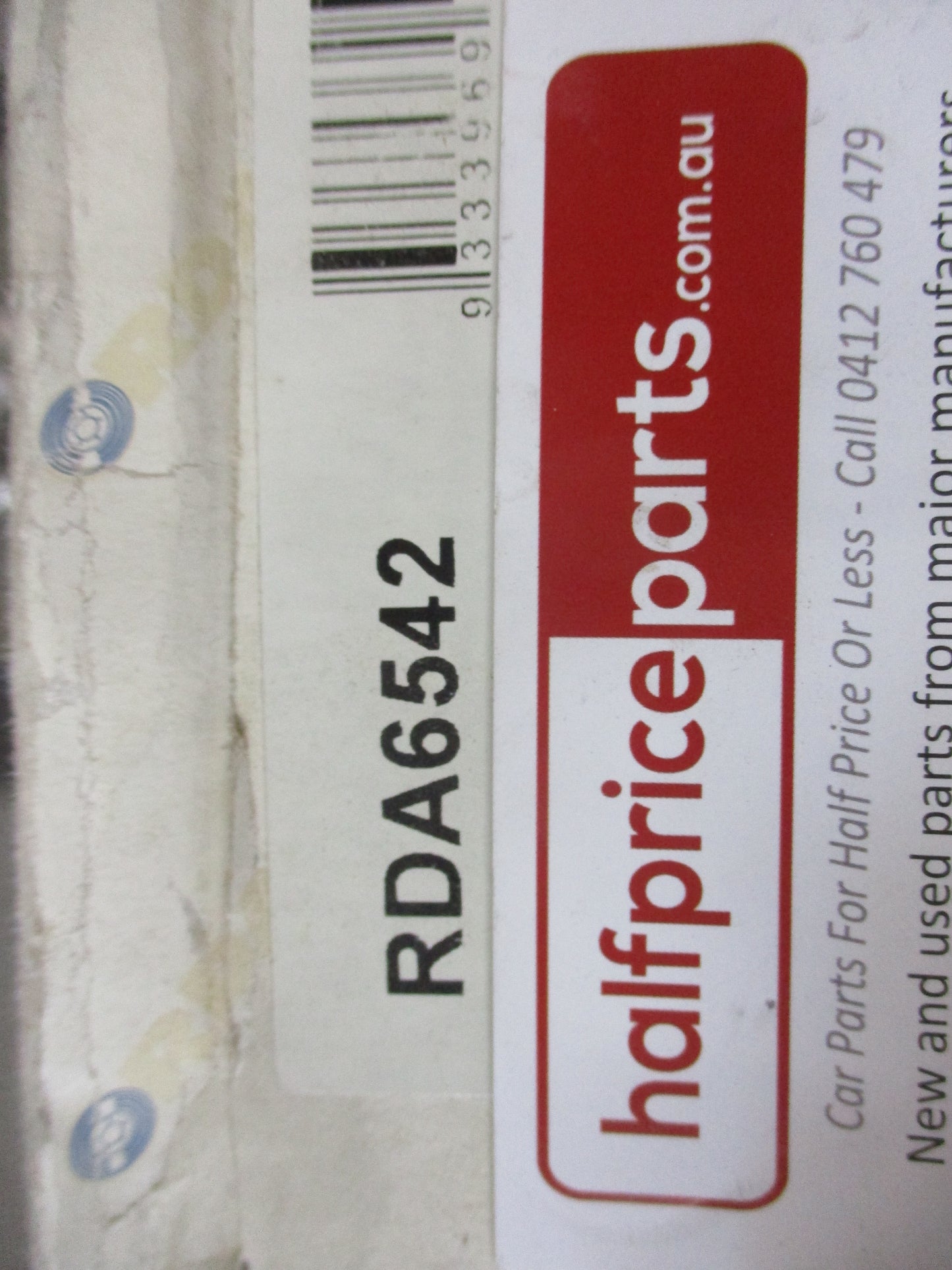 RDA Rear Brake Drum (Single) Suits Honda Prelude New Part