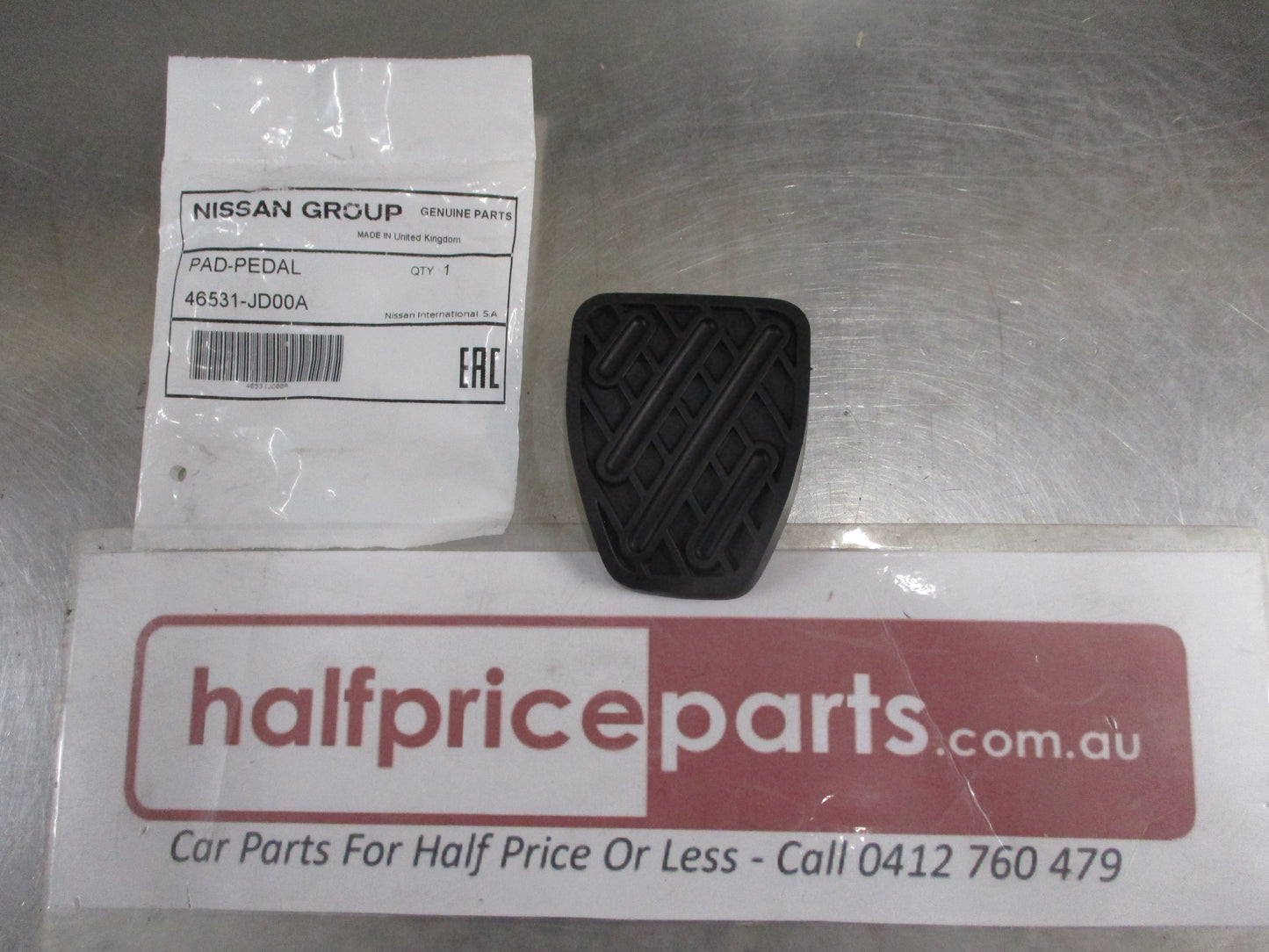 Nissan Qashqai Series II Genuine Brake Or Clutch Rubber Pedal Pad New Part